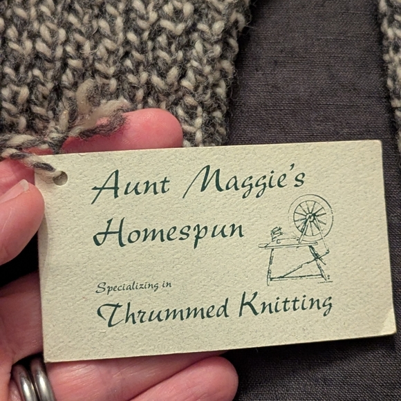 Men's Gray Sweater with Button Detail - Picture 6 of 14